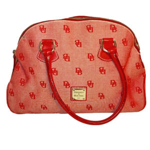 Dooney & Bourke Red Domed Zip Zip Satchel